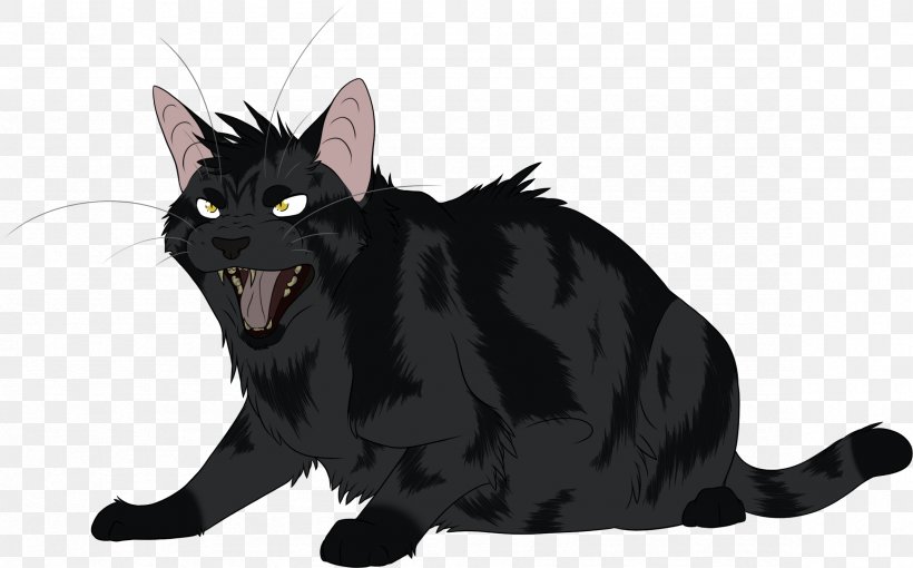 Domestic Short-haired Cat Warriors Darkstripe Whiskers, PNG, 2359x1468px, Domestic Shorthaired Cat, Black, Black Cat, Bombay, Carnivoran Download Free