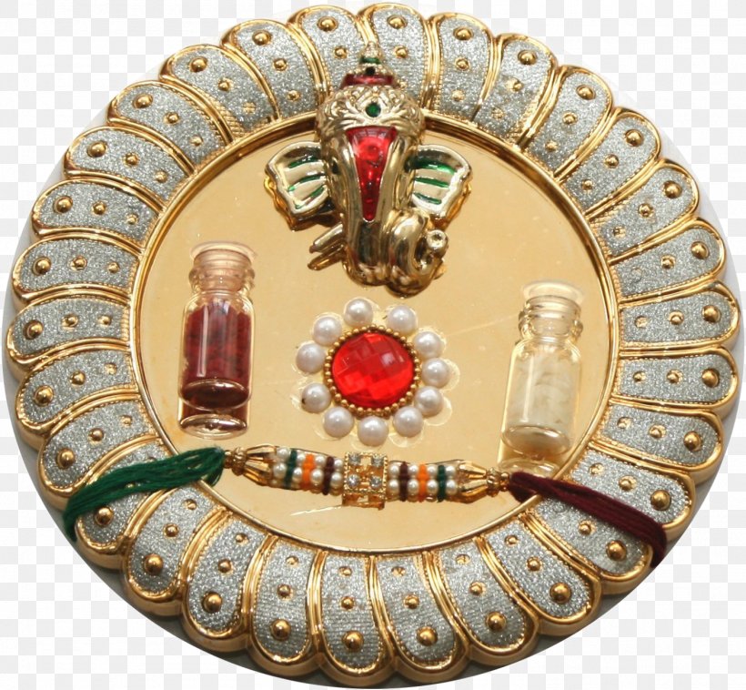 Raksha Bandhan Prayer Plate Image Festival, PNG, 1408x1303px, Raksha Bandhan, Badge, Brass, Brother, Christmas Ornament Download Free