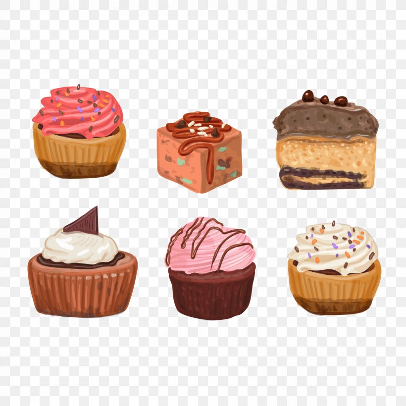 Chocolate Brownie Cream Cupcake Sponge Cake, PNG, 1667x1667px, Chocolate Brownie, Baking, Buttercream, Cake, Chiffon Cake Download Free