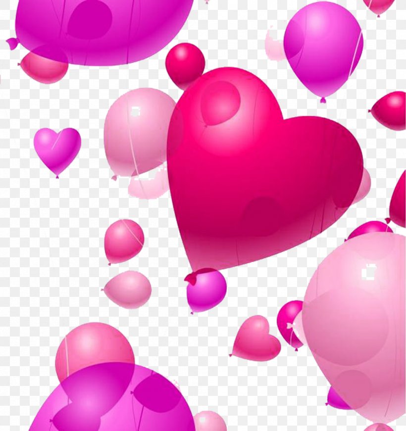 Heart Balloon Valentines Day Clip Art, PNG, 999x1062px, Watercolor, Cartoon, Flower, Frame, Heart Download Free