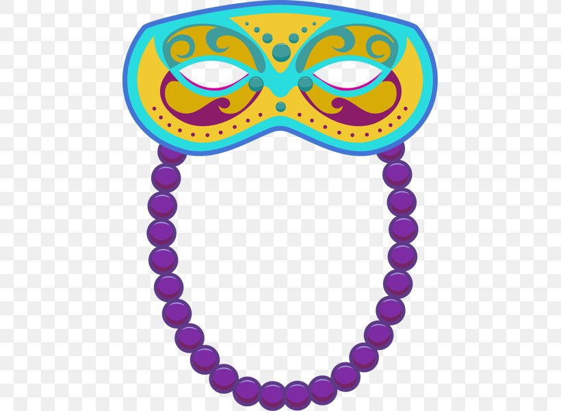 Mardi Gras Throws Bead Clip Art, PNG, 461x600px, Mardi Gras, Area, Bead, Carnival, Eyewear Download Free