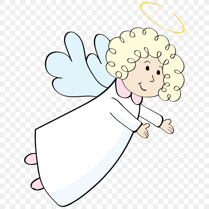 White Cartoon Head Angel Line Art, PNG, 1280x1280px, White, Angel, Cartoon, Finger, Head Download Free