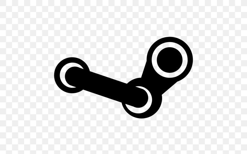 Steam Logo, PNG, 512x512px, Steam, Black And White, Logo Download Free
