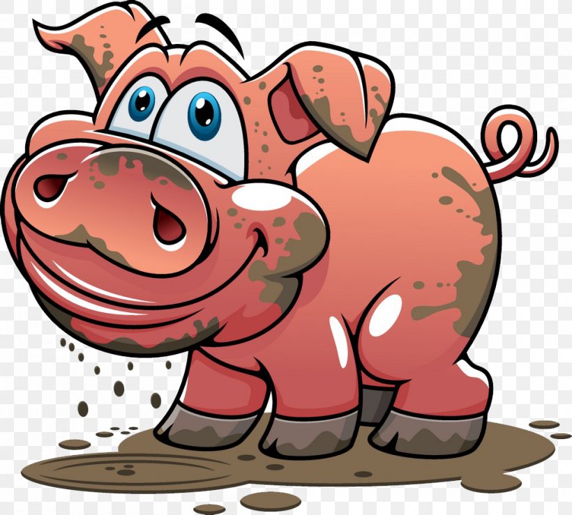 Domestic Pig Royalty-free Stock Photography Clip Art, PNG, 1000x902px, Domestic Pig, Agriculture, Art, Cartoon, Drawing Download Free