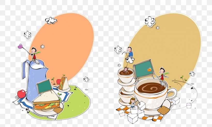 Coffee Caffxe8 Americano Cafe Illustration, PNG, 1024x614px, Coffee, Cafe, Caffxe8 Americano, Cartoon, Coffee Bean Download Free