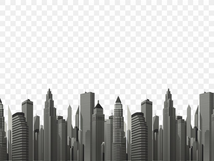 DeviantArt Skyscraper Skyline, PNG, 2000x1500px, Art, Artist, Black And White, Building, City Download Free