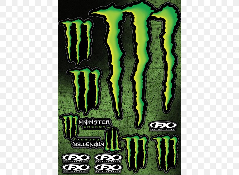 Monster Energy Sticker Decal Rockstar Motorcycle, PNG, 600x600px, Monster Energy, Decal, Energy, Factory, Grass Download Free