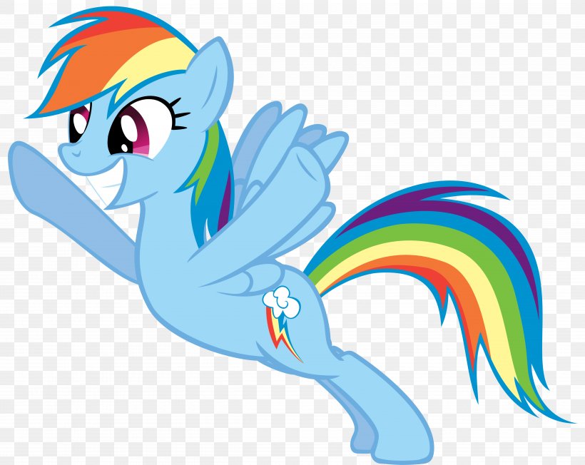 Rainbow Dash Rarity Pinkie Pie Pony Princess Celestia, PNG, 5000x3980px, Rainbow Dash, Animal Figure, Art, Beak, Bird Download Free
