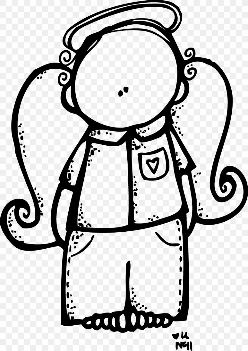 Clip Art Openclipart Illustration Free Content, PNG, 849x1200px, Drawing, Angel, Art, Blackandwhite, Cartoon Download Free