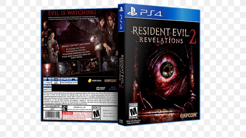 Resident Evil: Revelations 2 Resident Evil 6 PlayStation Resident Evil 2, PNG, 600x463px, Resident Evil Revelations 2, Advertising, Claire Redfield, Dvd, Film Download Free