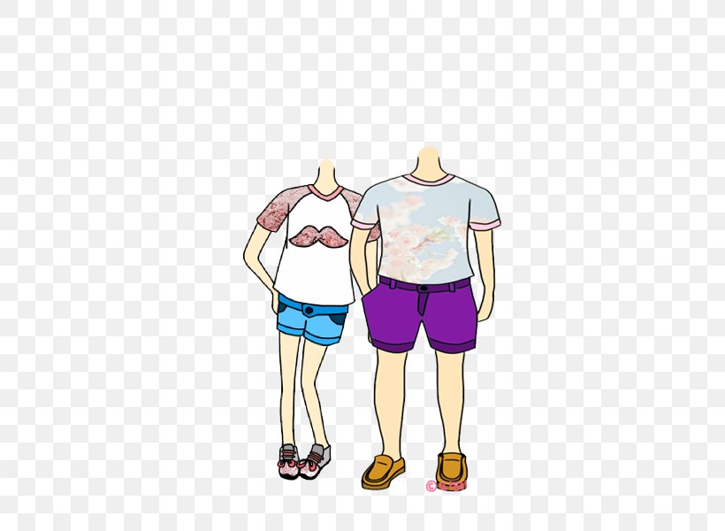 T-shirt Hip Shorts Illustration Human Leg, PNG, 500x600px, Tshirt, Abdomen, Arm, Cartoon, Clothing Download Free