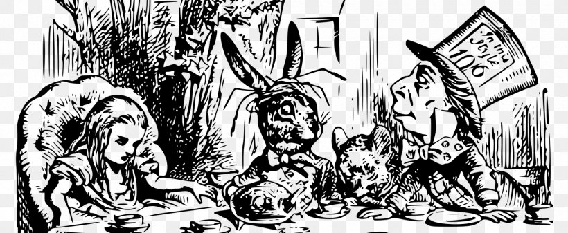 Alice's Adventures In Wonderland And Through The Looking-Glass Mad Hatter Tea, PNG, 1700x700px, Mad Hatter, Alice, Alice In Wonderland, Alice Liddell, Alice Through The Looking Glass Download Free