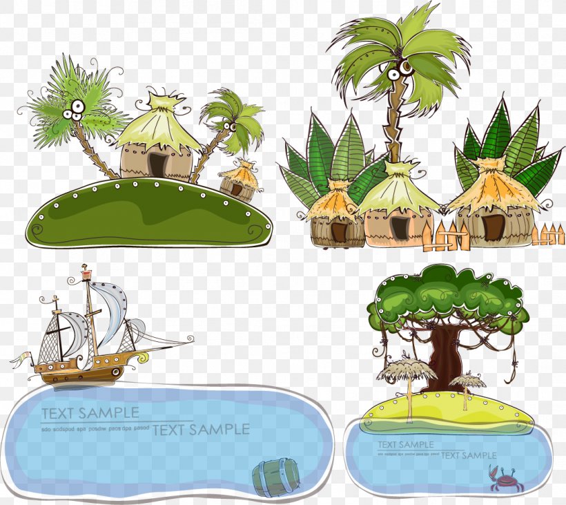Cartoon Gratis Sea, PNG, 1096x978px, Royalty Free, Beach, Bonsai, Caricature, Clip Art Download Free