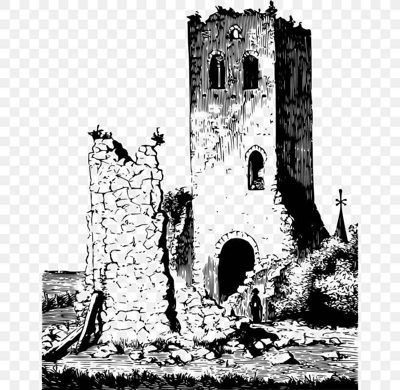 Tower Black And White Clip Art, PNG, 650x800px, Tower, Abbey, Ancient History, Arch, Black And White Download Free