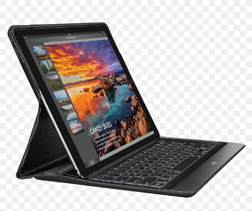 Computer Keyboard IPad Pro (12.9-inch) (2nd Generation) Logitech CREATE Wired Keyboard And Folio Case, PNG, 800x687px, Computer Keyboard, Apple, Electronic Device, Electronics, Gadget Download Free