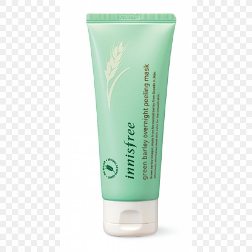 Cream Lotion Gel Product Exfoliation, PNG, 1000x1000px, Cream, Barley, Exfoliation, Gel, Innisfree Download Free