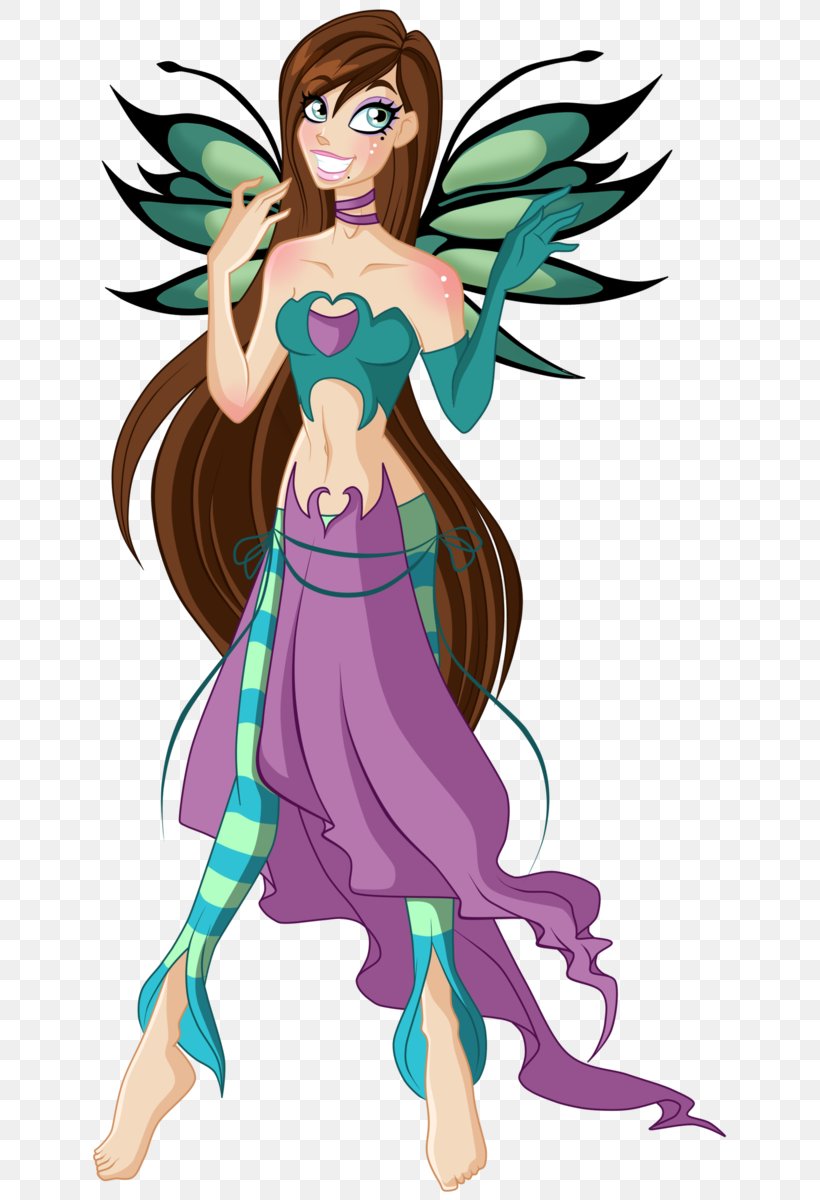 DeviantArt Sirenix Witchcraft Fairy, PNG, 665x1200px, Watercolor, Cartoon, Flower, Frame, Heart Download Free