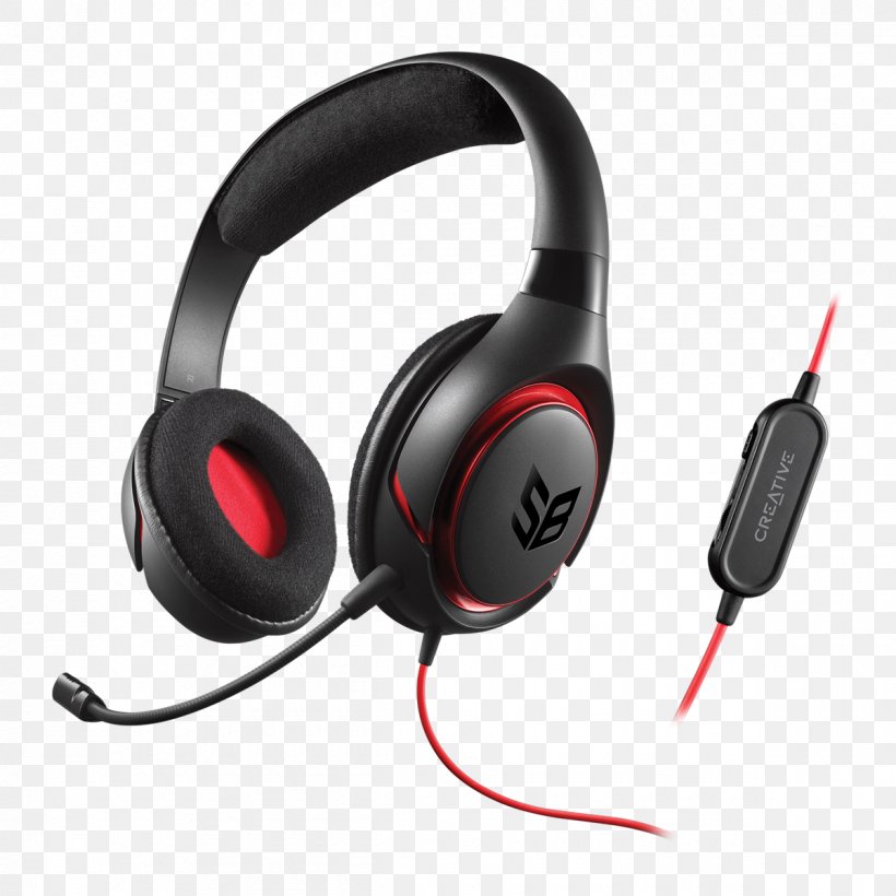Headset Creative Technology Creative Sound Blaster Inferno Headphones, PNG, 1200x1200px, Headset, Analog Signal, Audio, Audio Equipment, Creative Sound Blaster Inferno Download Free