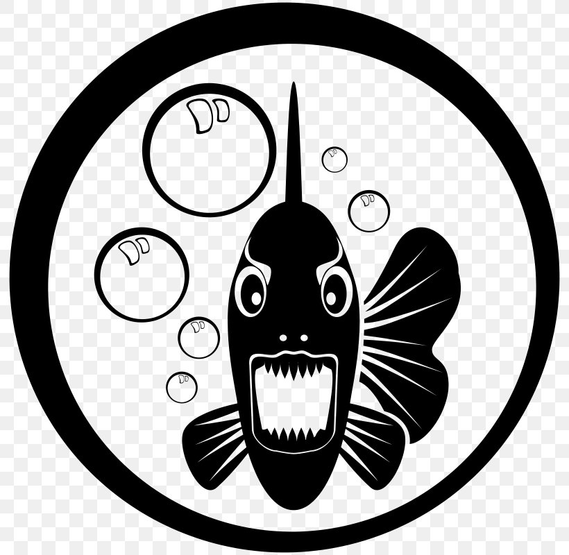 Piranha Predatory Fish Clip Art, PNG, 800x800px, Piranha, Animal, Black, Black And White, Blog Download Free