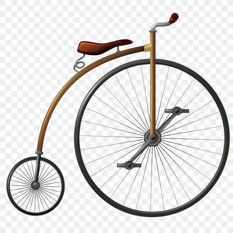 Bicycle Wheel Penny-farthing Big Wheel, PNG, 1200x1200px, Bicycle, Bicycle Accessory, Bicycle Drivetrain Part, Bicycle Frame, Bicycle Part Download Free