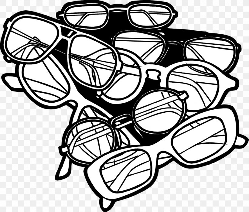Sunglasses Stock Photography Clip Art, PNG, 958x816px, Glasses, Automotive Design, Black And White, Drawing, Eye Download Free