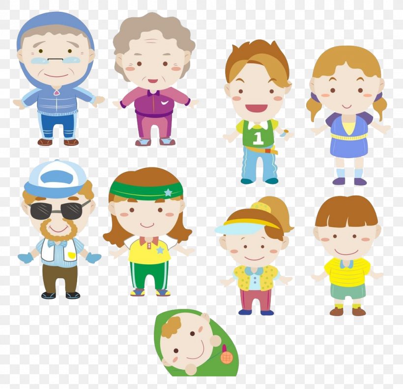 Cartoon Family Royalty-free Clip Art, PNG, 1024x987px, Cartoon, Area, Boy, Child, Drawing Download Free