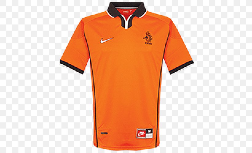T-shirt Netherlands National Football Team Jersey, PNG, 500x500px, Tshirt, Active Shirt, Classic Football Shirts, Clothing, Collar Download Free