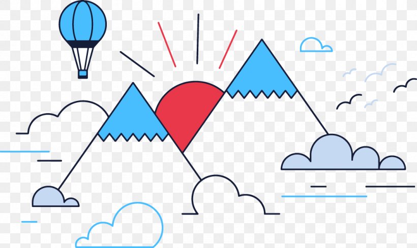 Euclidean Vector Mountain Nature Illustration, PNG, 1062x634px, Mountain, Area, Brand, Business, Cloud Download Free