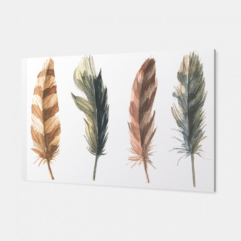 Feather Watercolor Painting Paintbrush, PNG, 1340x1340px, Feather ...