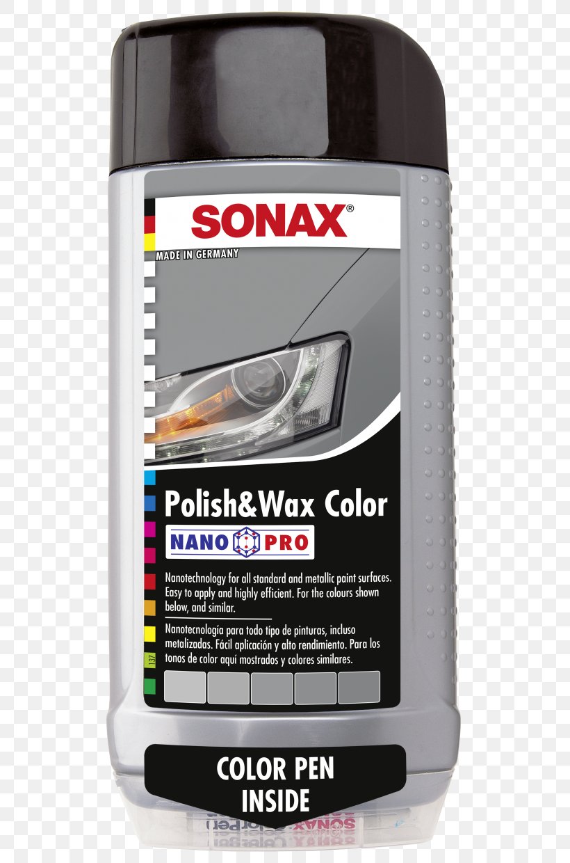 Car Wax Grey Color Sonax, PNG, 545x1240px, Car, Automotive Fluid, Carnauba Wax, Cleaning, Color Download Free