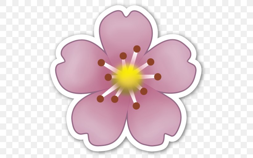 Emoji Sticker Flower IPhone Emoticon, PNG, 528x512px, Emoji, Blossom, Emoji Movie, Emoticon, Flower Download Free