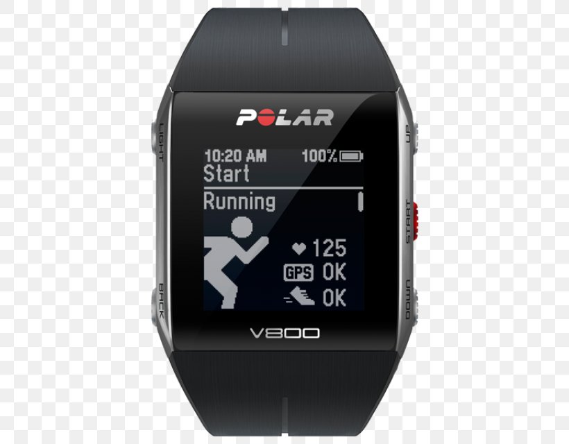 Polar Electro Watch Heart Rate Monitor Polar V800 Clock, PNG, 640x640px, Polar Electro, Bicycle Computers, Brand, Cadence, Clock Download Free
