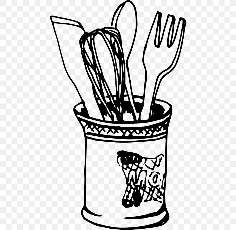Knife Fork Cutlery Clip Art, PNG, 476x800px, Knife, Artwork, Black, Black And White, Butcher Knife Download Free
