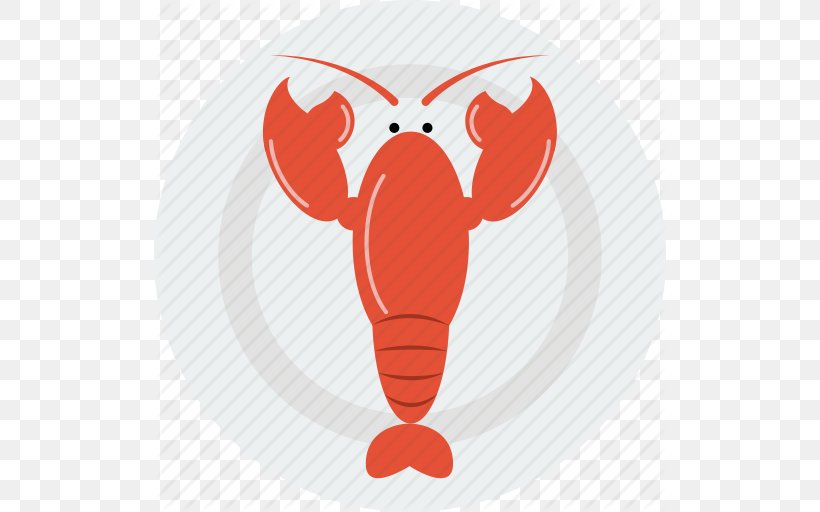 Lobster Seafood Icon, PNG, 512x512px, Watercolor, Cartoon, Flower, Frame, Heart Download Free