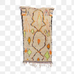 Carpet - Azilal Berber Carpet Cushion Moroccan Rugs PNG
