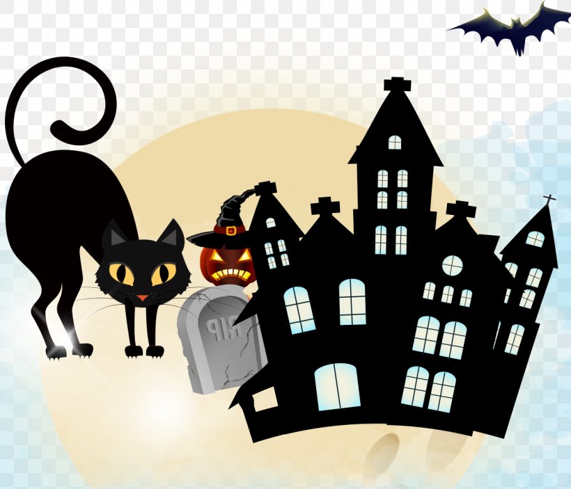 Halloween Castle Card Castle, PNG, 1156x992px, Halloween Castle, Android, Animation, Carnivoran, Cat Download Free