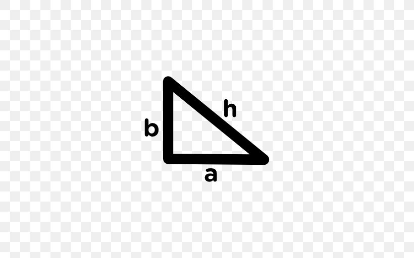 Triangle Mathematics Symbol Trigonometry, PNG, 512x512px, Triangle, Area, Black, Mathematics, Number Download Free