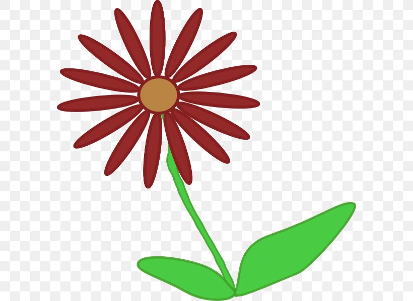 Flower Plant Stem Common Daisy Clip Art, PNG, 594x599px, Flower, Color, Common Daisy, Cut Flowers, Dahlia Download Free