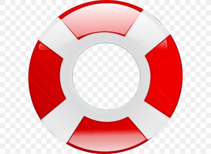 Red Circle, PNG, 600x601px, Watercolor, Lifebuoy, Meter, Paint, Personal Protective Equipment Download Free