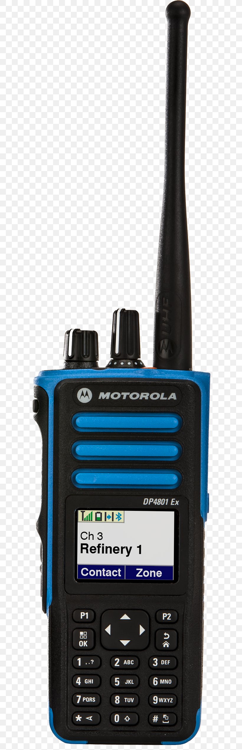 Two-way Radio Motorola Walkie-talkie Digital Mobile Radio, PNG, 640x2543px, Twoway Radio, Atex Directive, Digital Mobile Radio, Electronic Device, Explosion Download Free