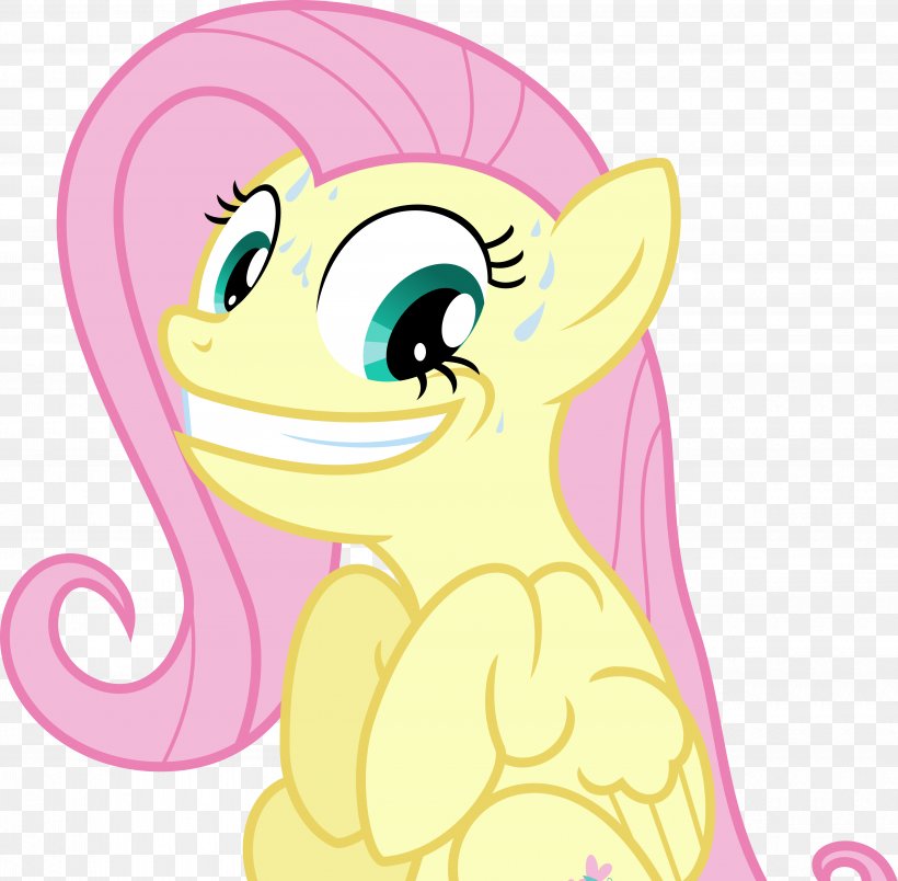 Fluttershy My Little Pony Art, PNG, 4800x4707px, Watercolor, Cartoon, Flower, Frame, Heart Download Free