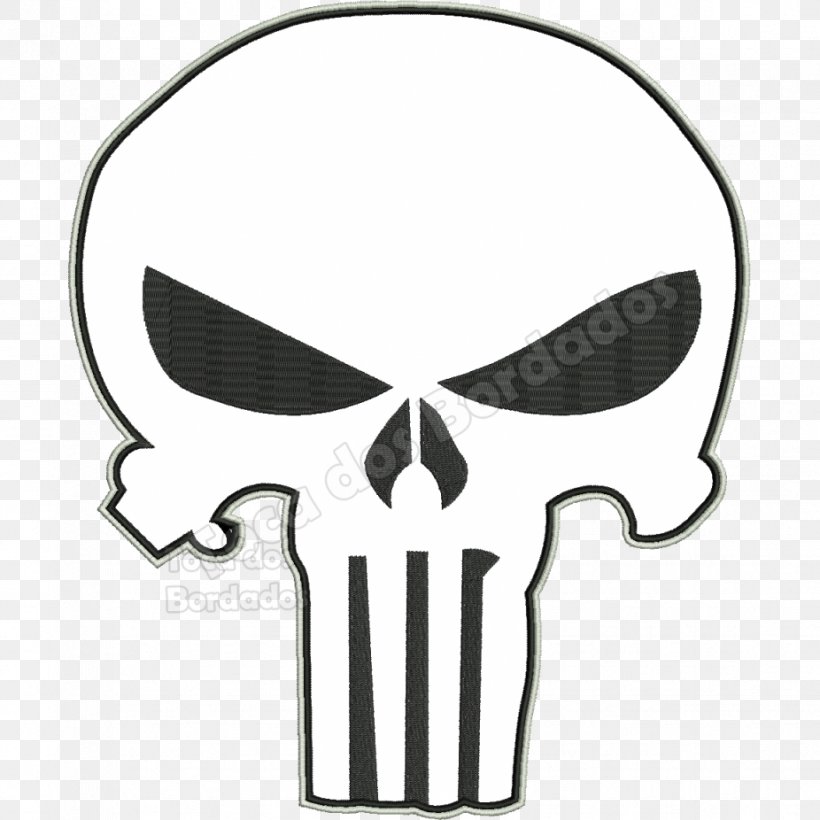 Punisher New England Patriots Art Embroidered Patch Marvel Comics, PNG, 926x926px, Punisher, Art, Black And White, Bone, Character Download Free
