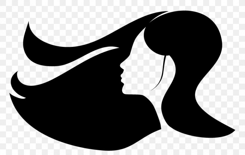 Wall Decal Beauty Parlour Sticker Hairstyle, PNG, 850x539px, Wall Decal, Barber, Beauty Parlour, Black, Black And White Download Free