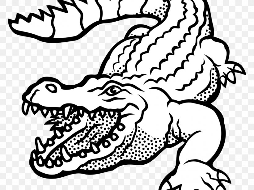 Alligator Crocodile Drawing Clip Art, PNG, 880x660px, Alligator, Amphibian, Art, Artwork, Beak Download Free
