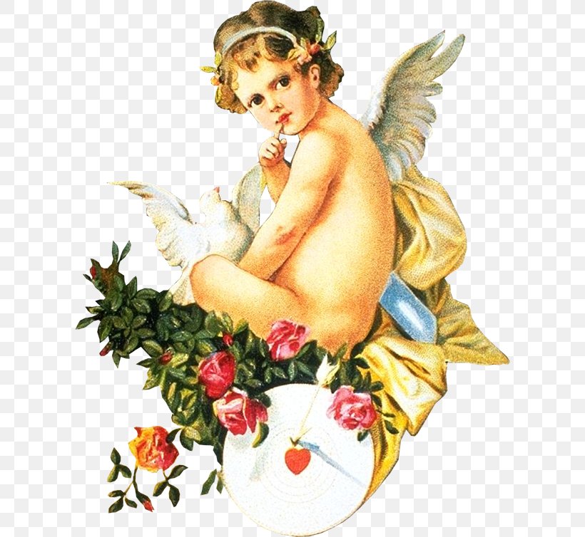 Valentine's Day Angel Drawing Clip Art, PNG, 610x754px, Angel, Art, Decoupage, Drawing, Fictional Character Download Free