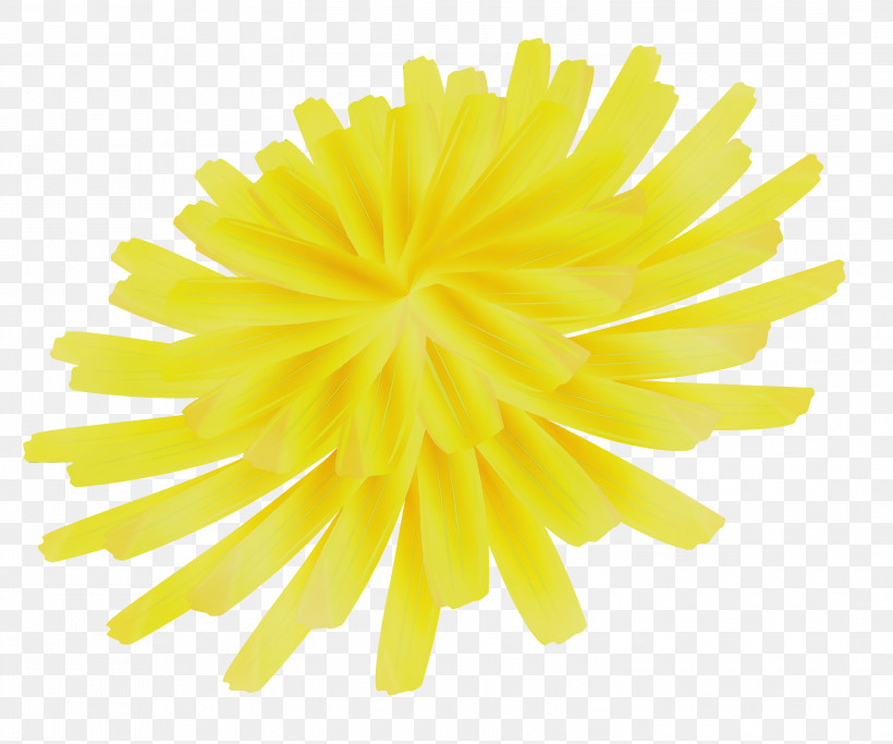 Dandelion Dahlia Chrysanthemum Cut Flowers Yellow, PNG, 2999x2500px, Dandelion Flower, Chrysanthemum, Cut Flowers, Dahlia, Dandelion Download Free