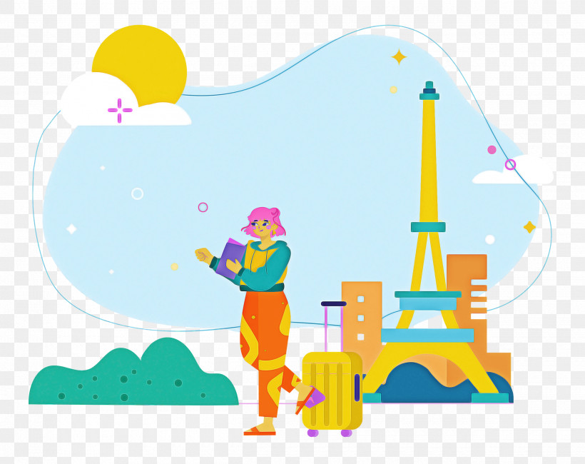Paris Travel, PNG, 2500x1982px, Paris, Biology, Cartoon, Geometry, Line Download Free
