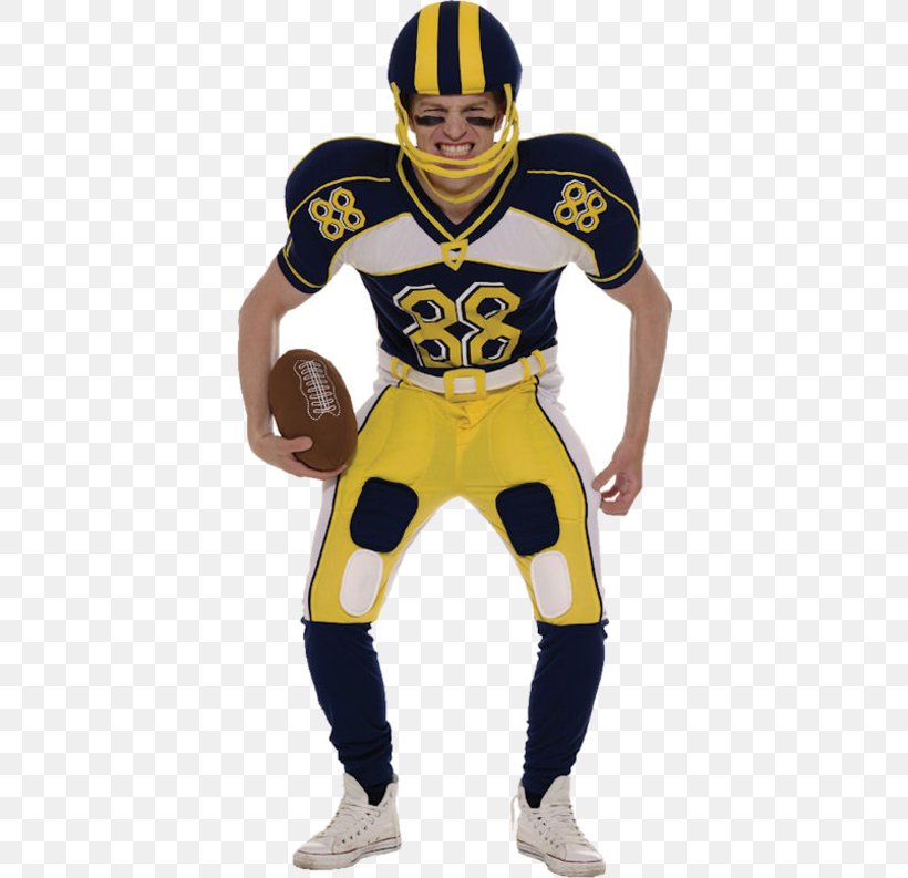 American Football Helmets Costume Party Football Player, PNG, 500x793px, American Football, American Football Helmets, Baseball Equipment, Cheerleading Uniform, Clothing Download Free