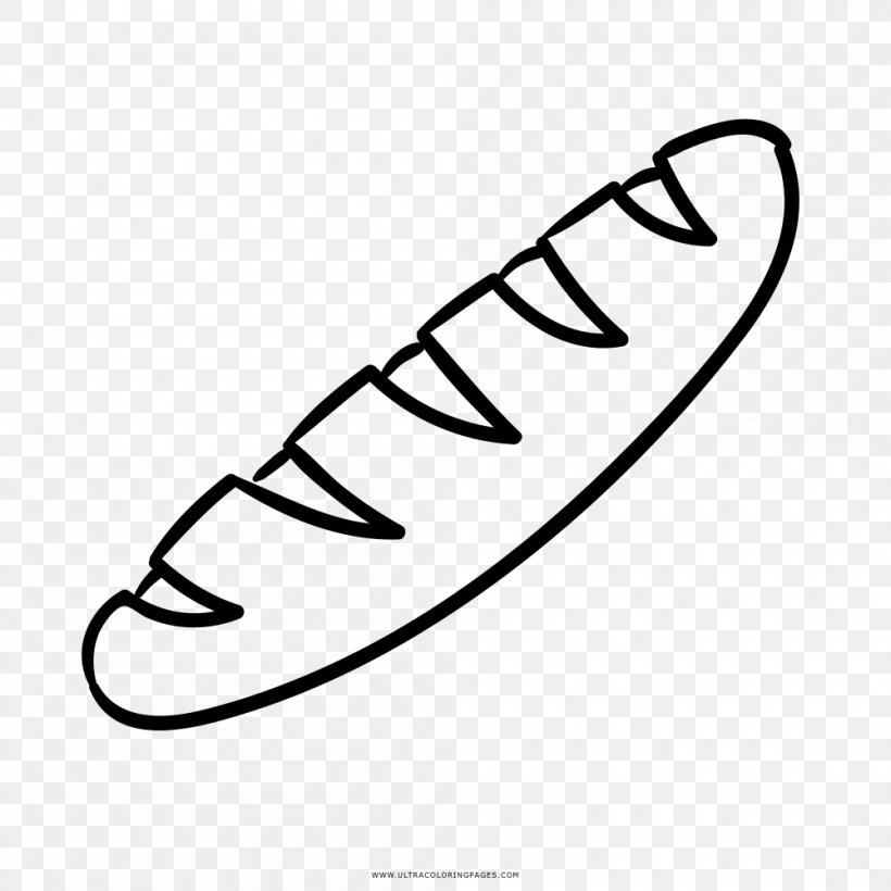 Coloring Book Baguette Drawing Line Art Como Dibujar: UNA GUÍA DE TÉCNICAS FÁCILES PARA APRENDER A DIBUJAR, PNG, 1000x1000px, Coloring Book, Area, Artwork, Baguette, Black And White Download Free