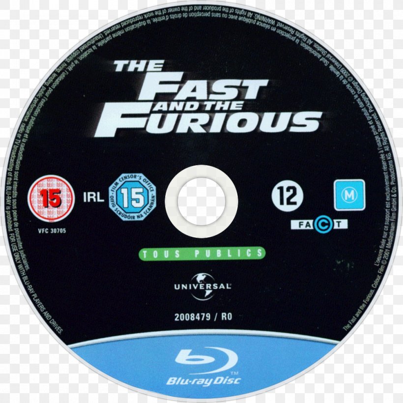 Compact Disc Blu-ray Disc The Fast And The Furious DVD Cover Art, PNG, 1000x1000px, 2 Fast 2 Furious, Compact Disc, Bluray Disc, Brand, Cover Art Download Free